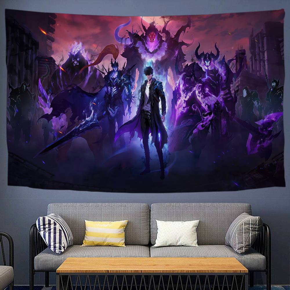 Home Decor Solo - Anime Solo Leveling Cartoon Tapestry Wall