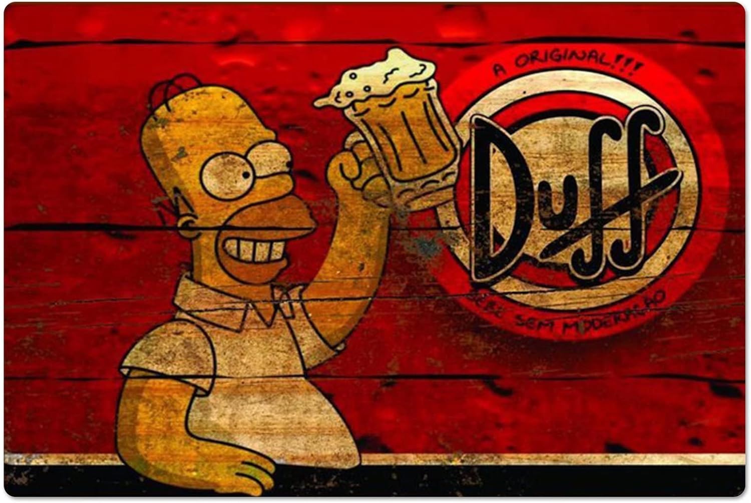 Home Decor Kolkata - Retro Metal Poster Homer Duff Beer