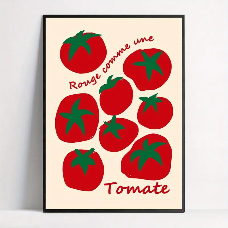Modern Colorful Red Tomatoes W - Home Decor Kolkata recension och pris