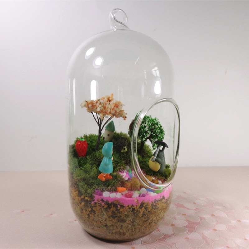 2pcs/pack 10*20cm Big Size Cyl - Terrarium Glass Bottle recension och pris