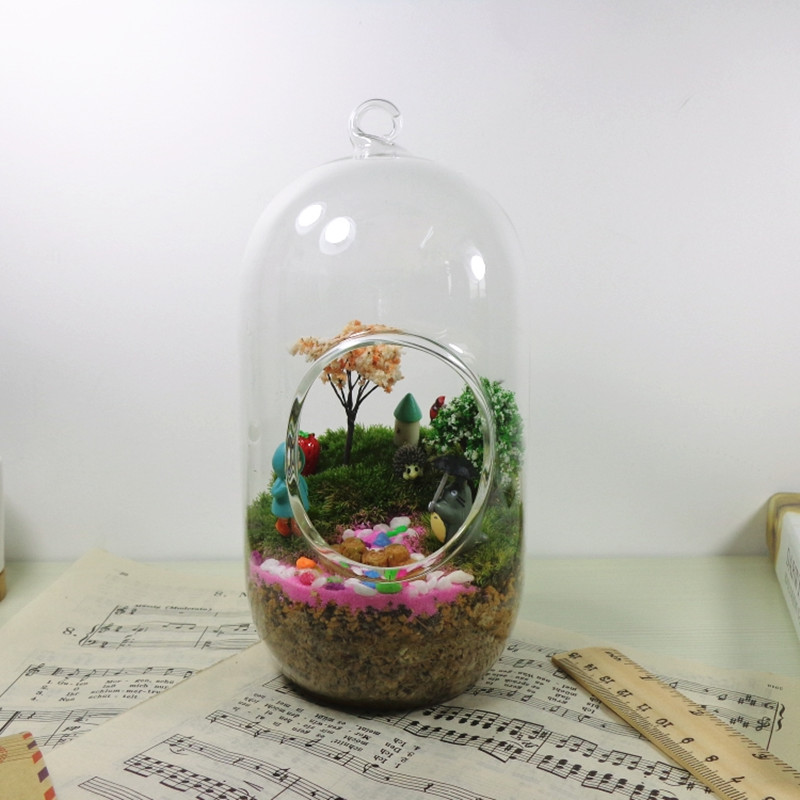 2pcs/pack 10*20cm Big Size Cyl - Terrarium Glass Bottle recension och pris