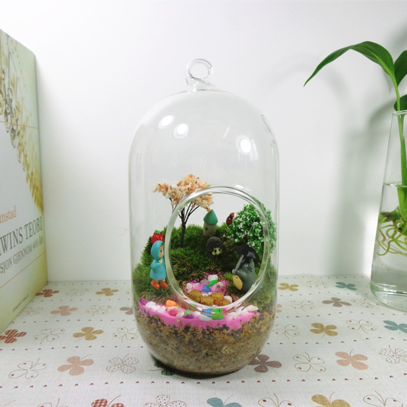 2pcs/pack 10*20cm Big Size Cyl - Terrarium Glass Bottle recension och pris