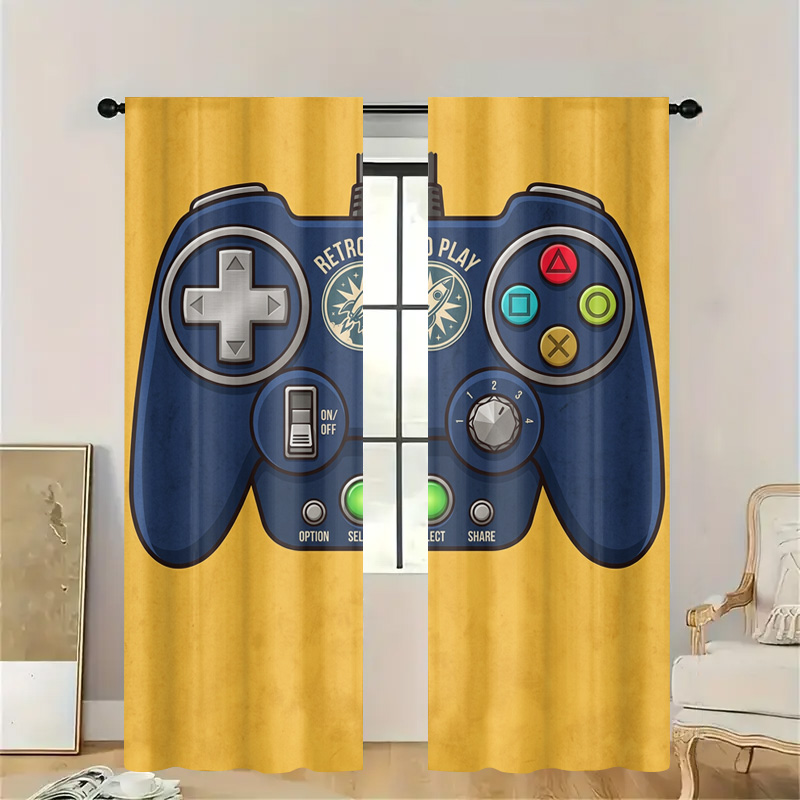 Gaming Controller Curtain Pane - Home Decor Youtube Videos recension och pris