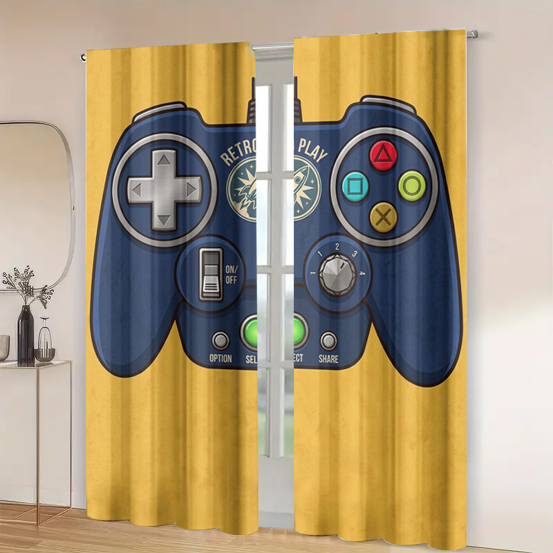Gaming Controller Curtain Pane - Home Decor Youtube Videos recension och pris