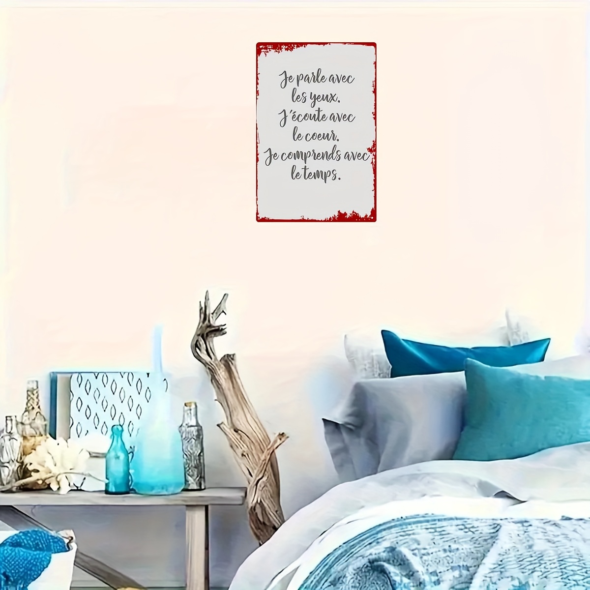 2D Metal Sign French Love Quot - Home Decor Lovely Home recension och pris