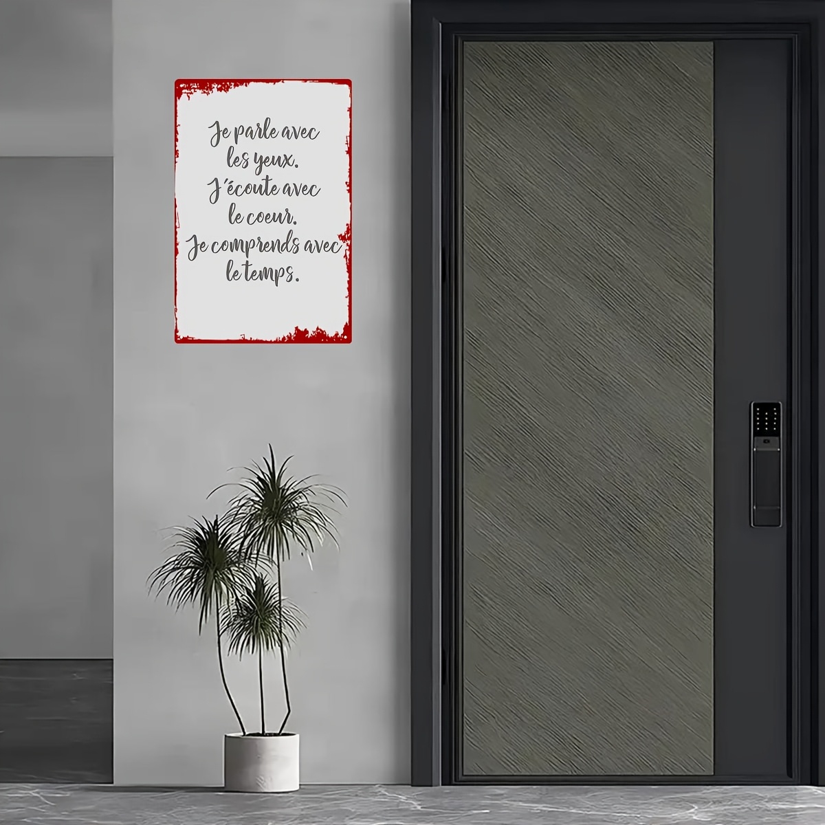 2D Metal Sign French Love Quot - Home Decor Lovely Home recension och pris