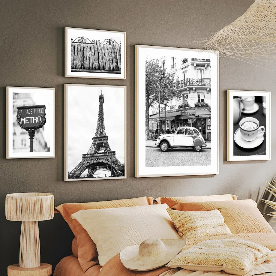 Black White Paris Towel Cafe S - Home Decor Store recension och pris