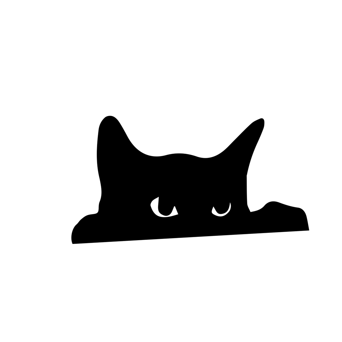 1 Pc Cat Looking Up Door Toppe - Home Decor Kolkata recension och pris