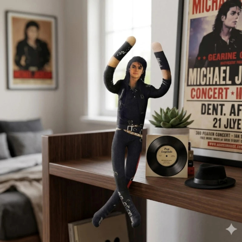 Michael Jackson Plush Doll Wit - Home Decor Mod recension och pris