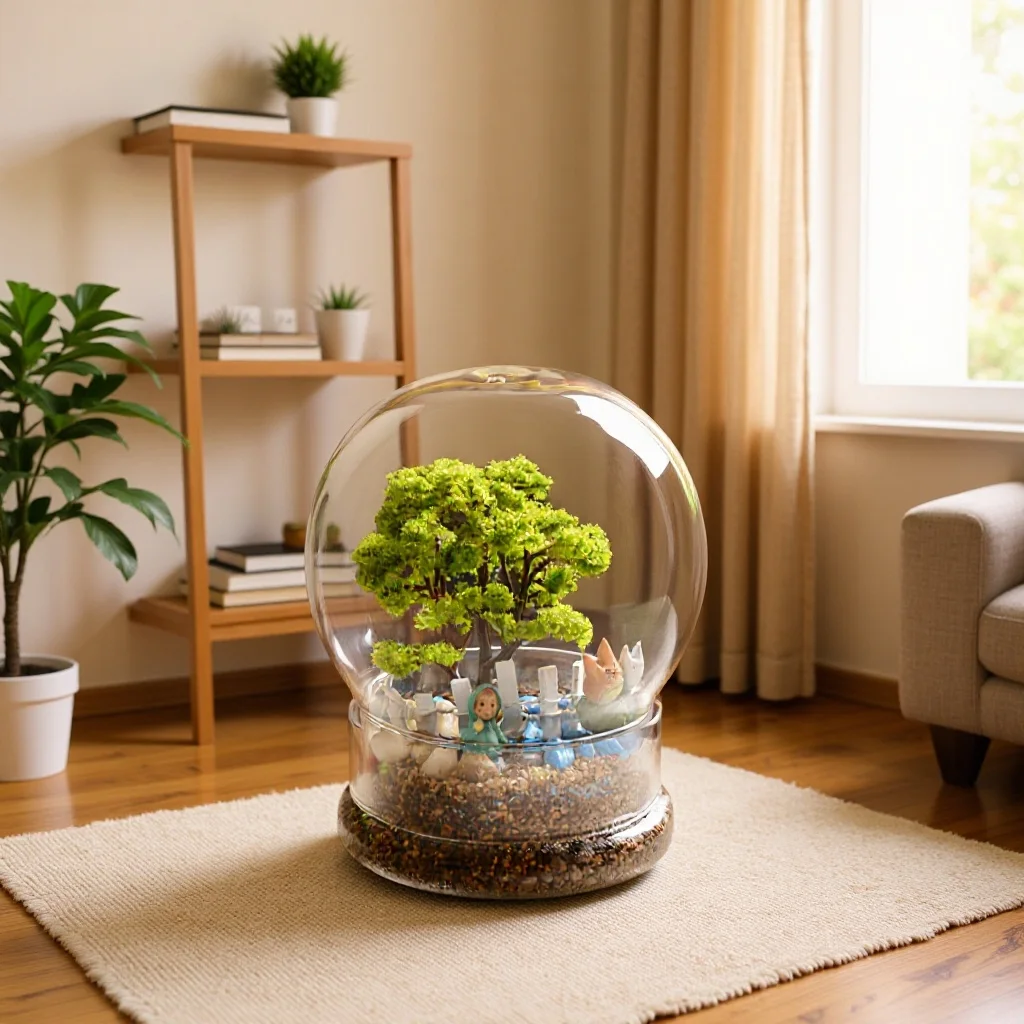New 2in1 Spherical Terrarium G - Terrarium Glass Bottle recension och pris