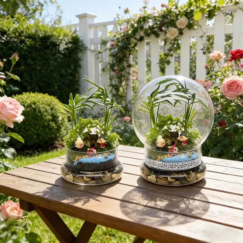 New 2in1 Spherical Terrarium G - Terrarium Glass Bottle recension och pris