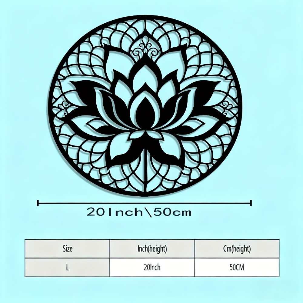 Lumiho Metal Wall Art Lotus Fl - Home Decor Wall Panels recension och pris