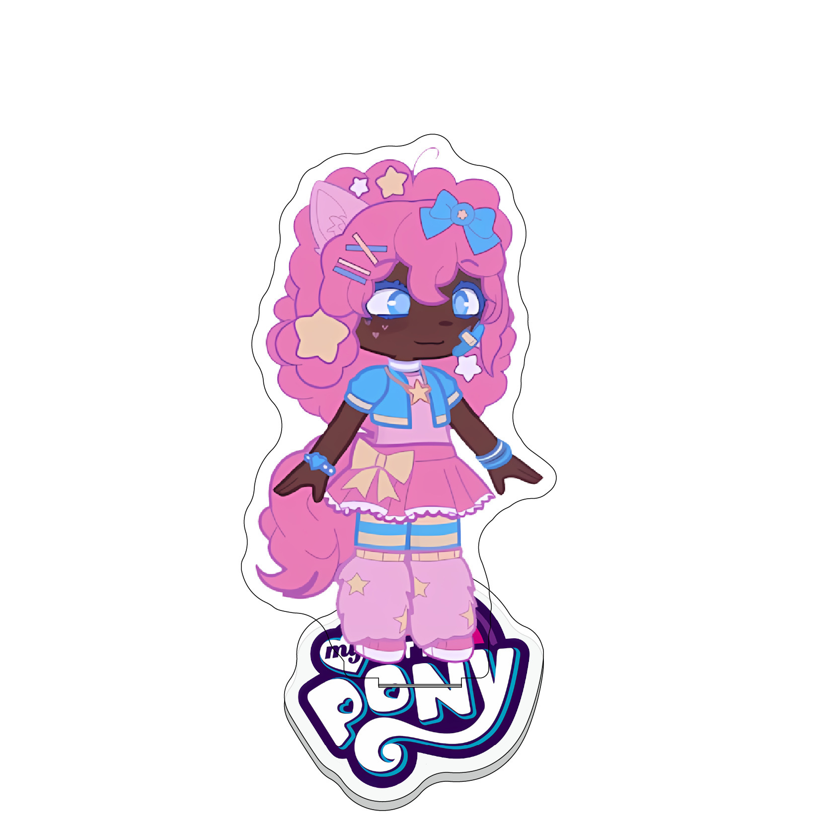 Cute Pony Fantasy Acrylic Stan - Home Decor Lovely Home recension och pris