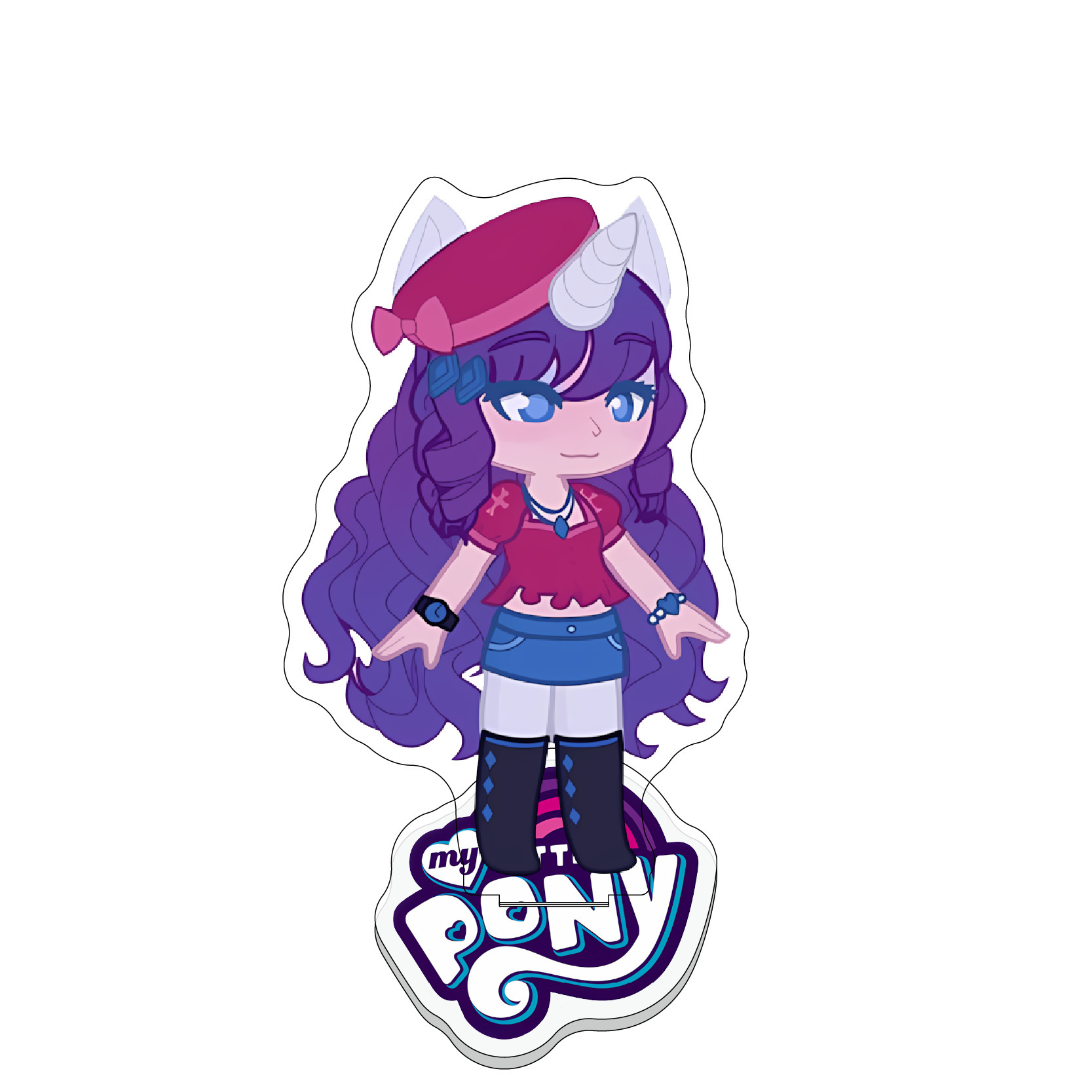 Cute Pony Fantasy Acrylic Stan - Home Decor Lovely Home recension och pris