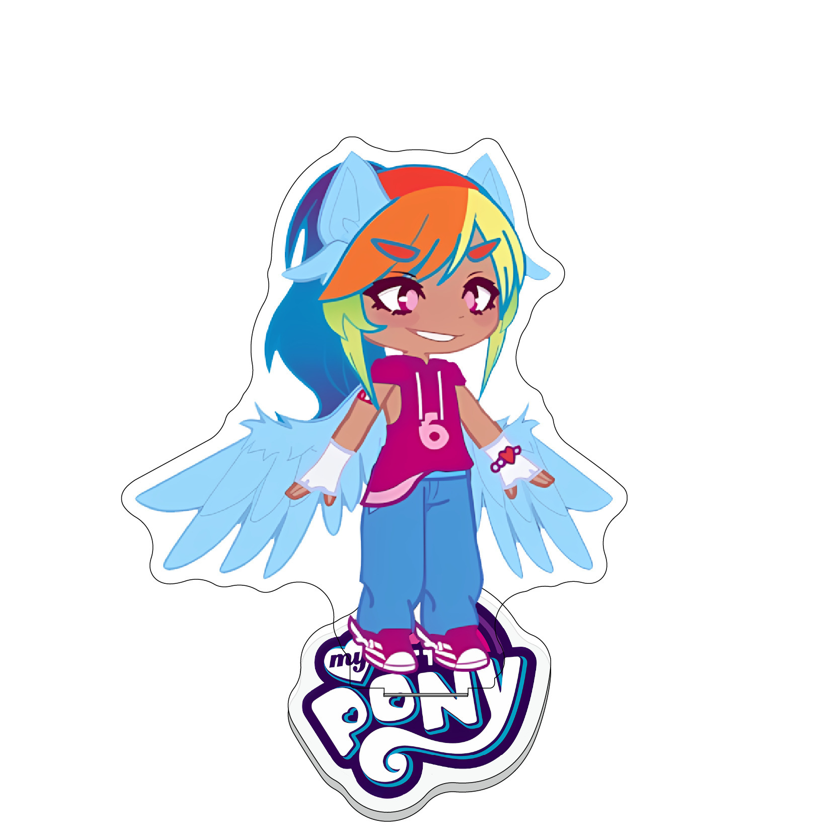 Cute Pony Fantasy Acrylic Stan - Home Decor Lovely Home recension och pris