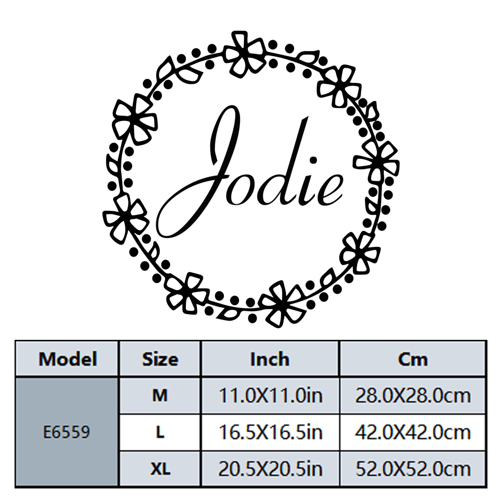 1PC Lovely Wreath Custom Text  - Home Decor Lovely Home recension och pris