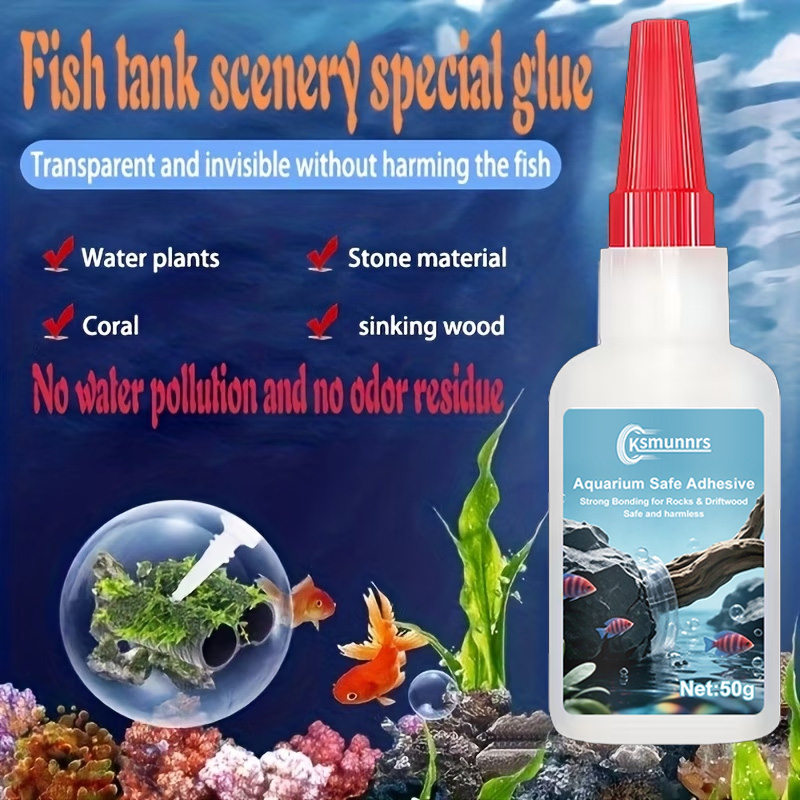 Aquarium Landscape Glue, Quick - Terrarium Glass Bottle recension och pris