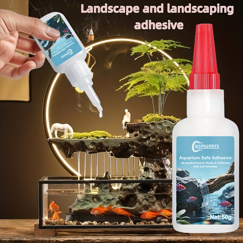 Aquarium Landscape Glue, Quick - Terrarium Glass Bottle recension och pris