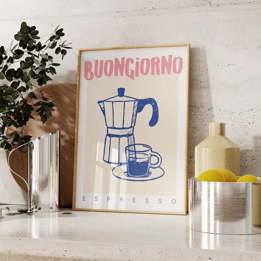 Modern Coffee Espresso Wall Ar - Home Decor Kolkata recension och pris