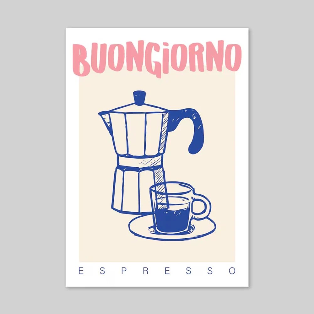 Modern Coffee Espresso Wall Ar - Home Decor Kolkata recension och pris