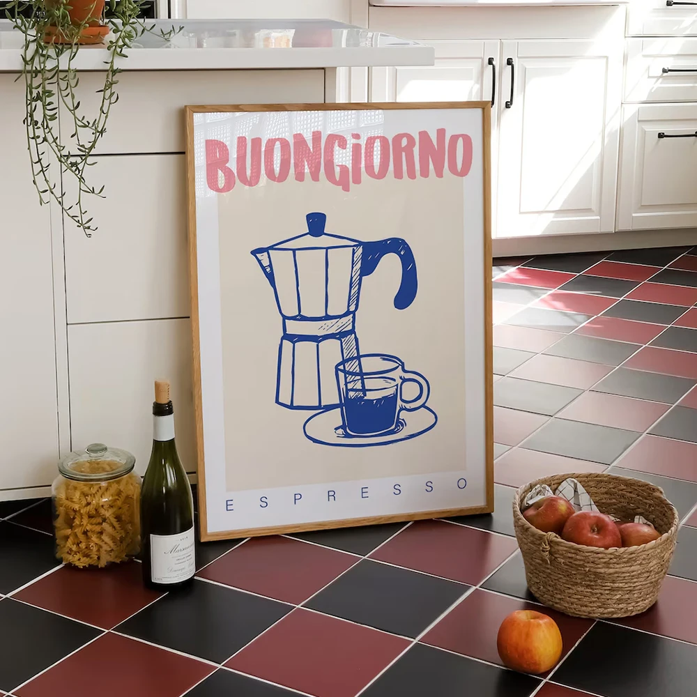 Modern Coffee Espresso Wall Ar - Home Decor Kolkata recension och pris