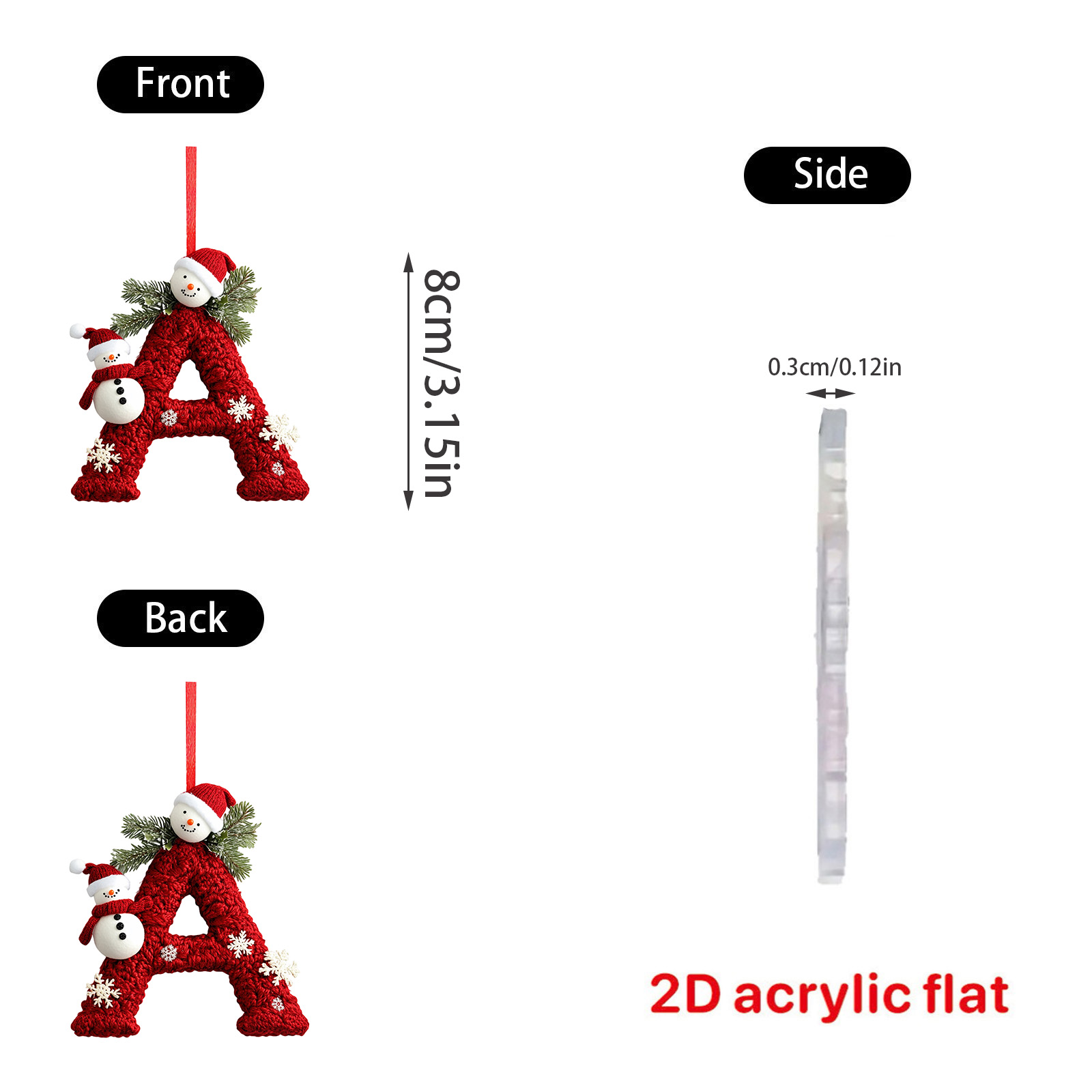 26 Letter Christmas Tree Hangi - Home Decor Trends 2025 recension och pris