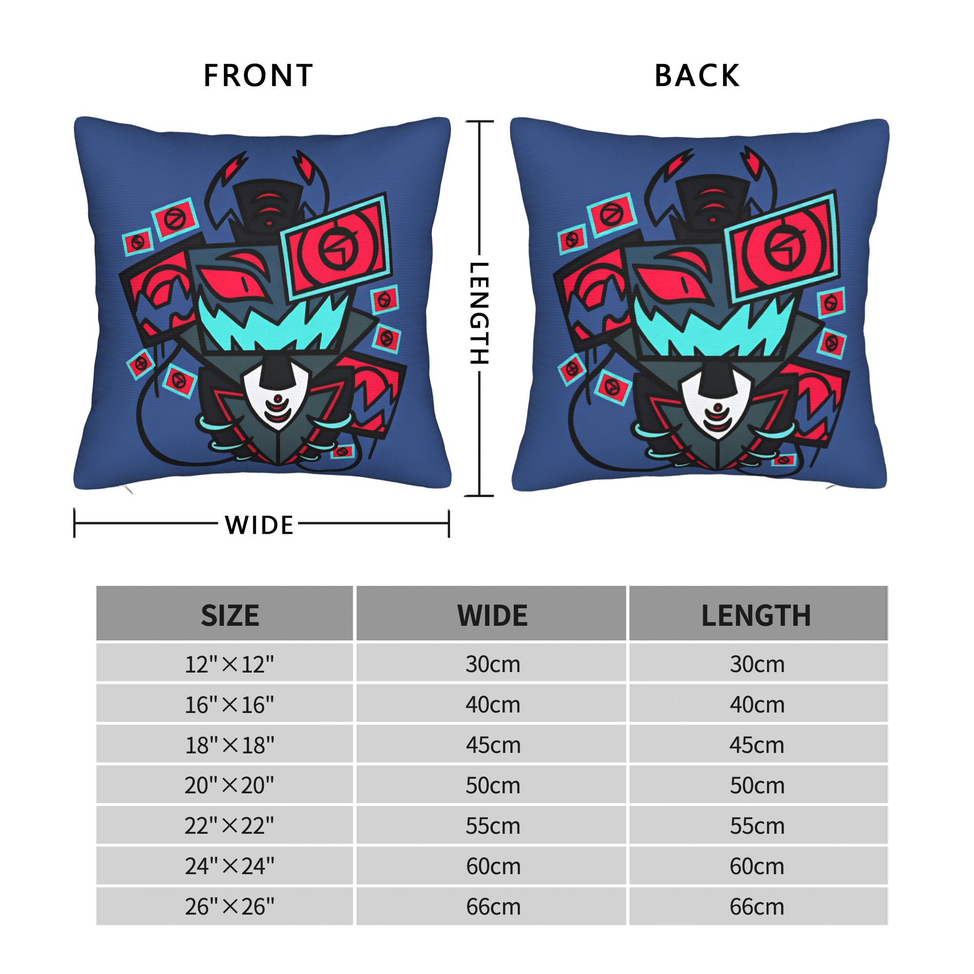 Pillow Cover Hazbins Hoteling  - Home Decor Solo recension och pris