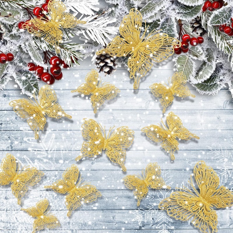5/10Pcs Glitter Butterflies Ch - Home Decor Trends 2025 recension och pris