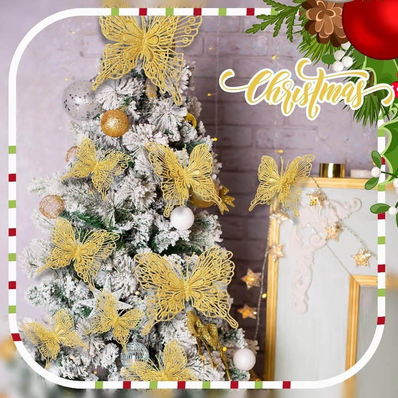 5/10Pcs Glitter Butterflies Ch - Home Decor Trends 2025 recension och pris
