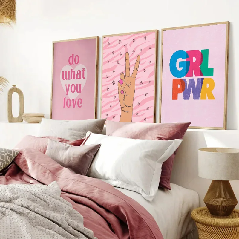 Abstract Pink Lightning Gradie - Home Decor Lovely Home recension och pris