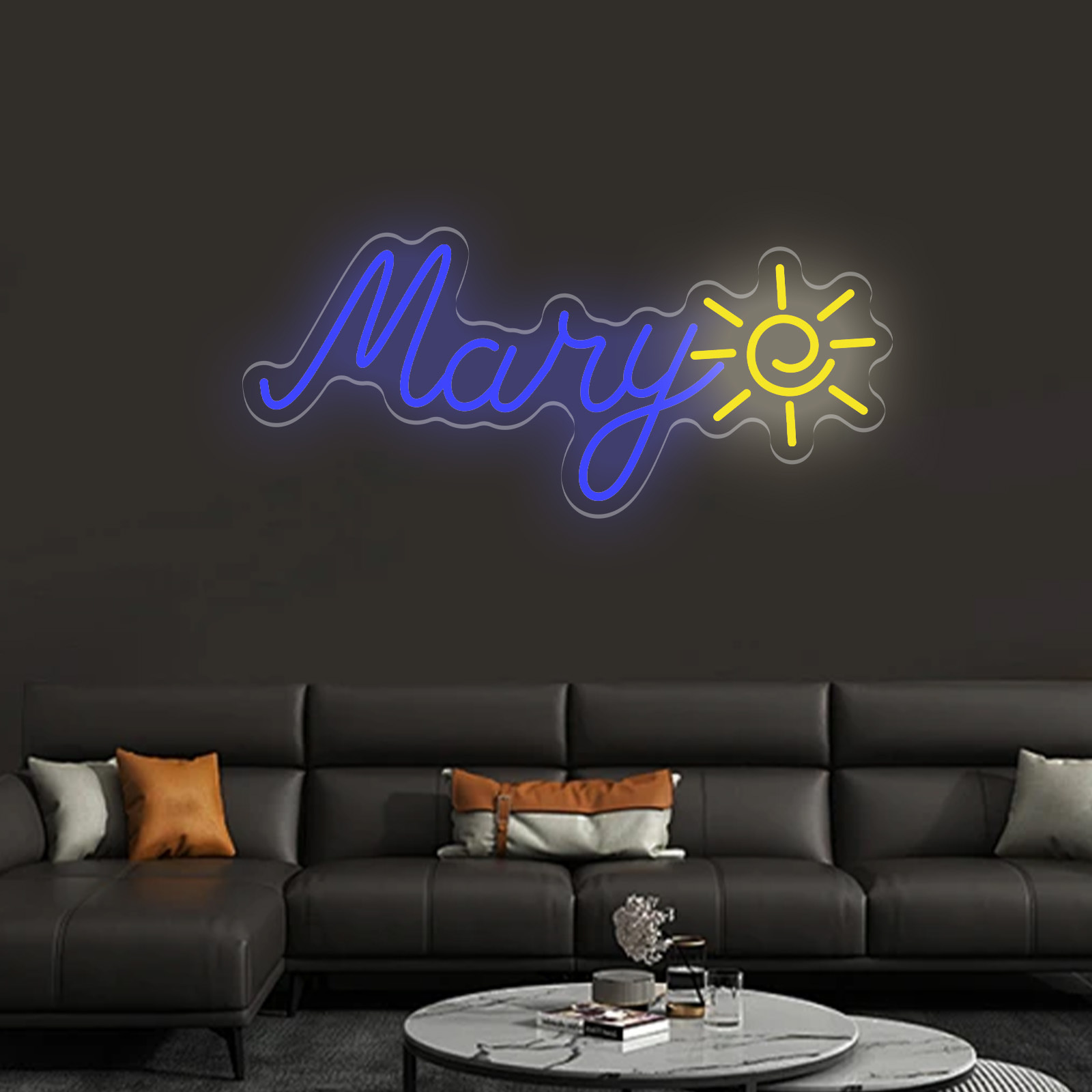 Custom Neon with Name&Sun Sign - Home Decor Store recension och pris