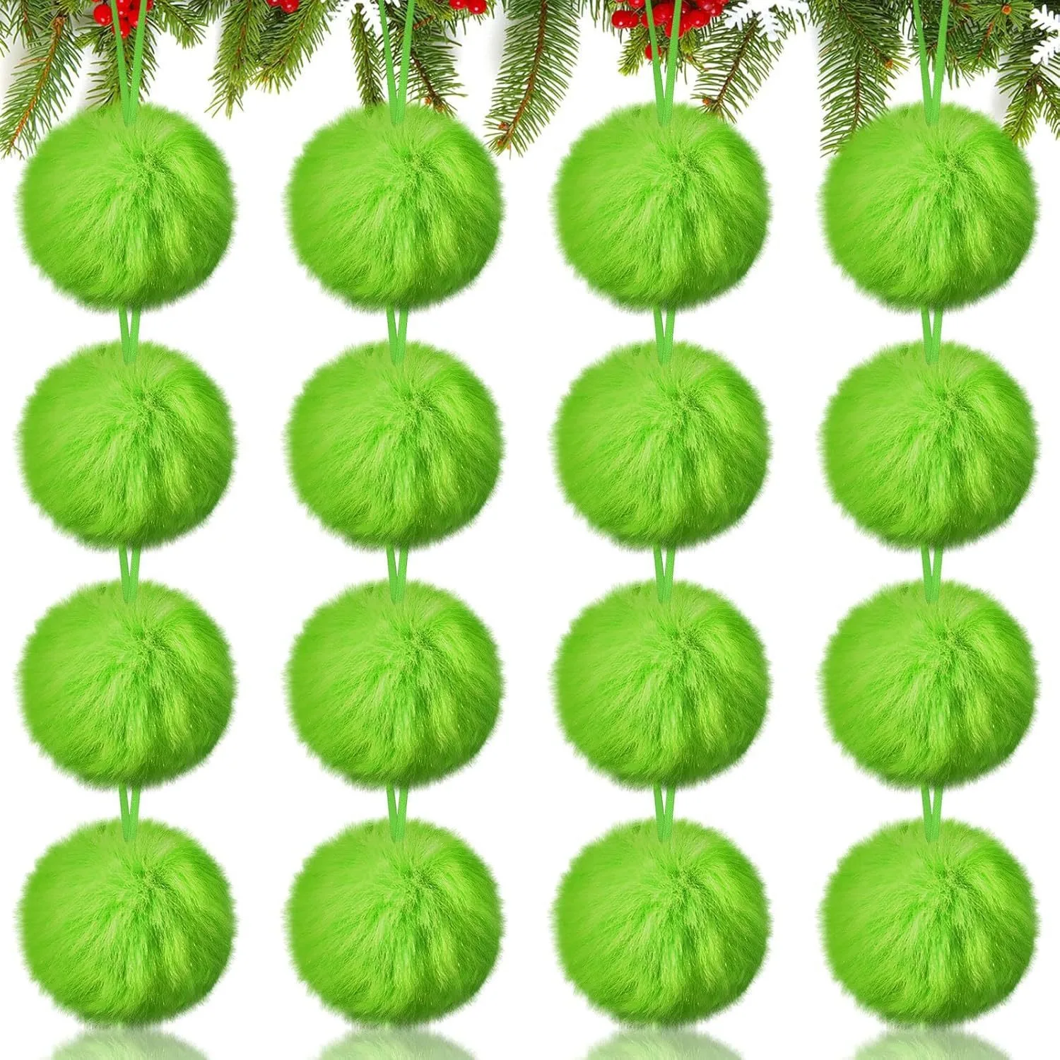 Christmas Green Long Plush Bal - Home Decor Trends 2025 recension och pris