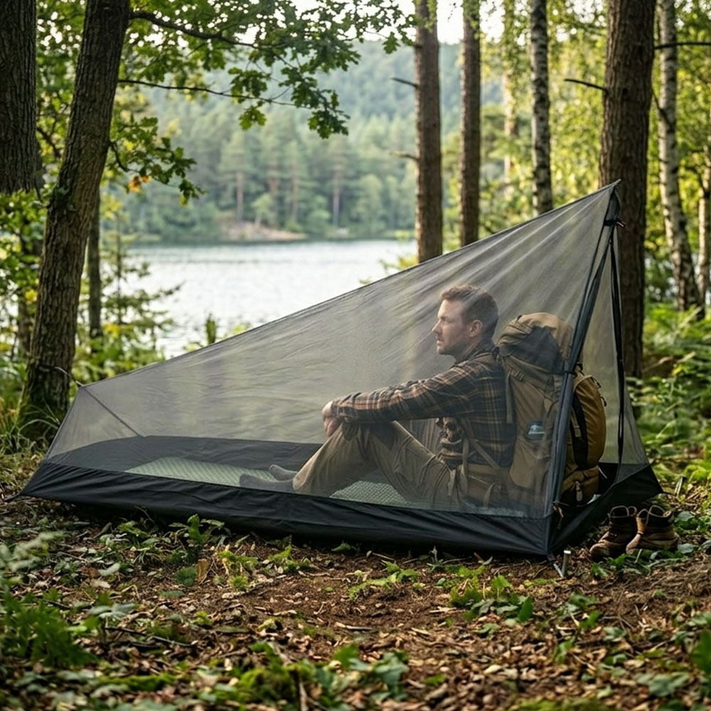 Mesh tent solo single camping  - Home Decor Solo recension och pris