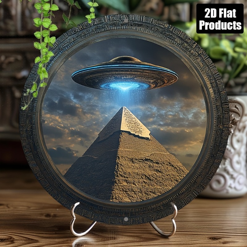Pyramid UFO Theme Round Alumin - Home Decor Kolkata recension och pris