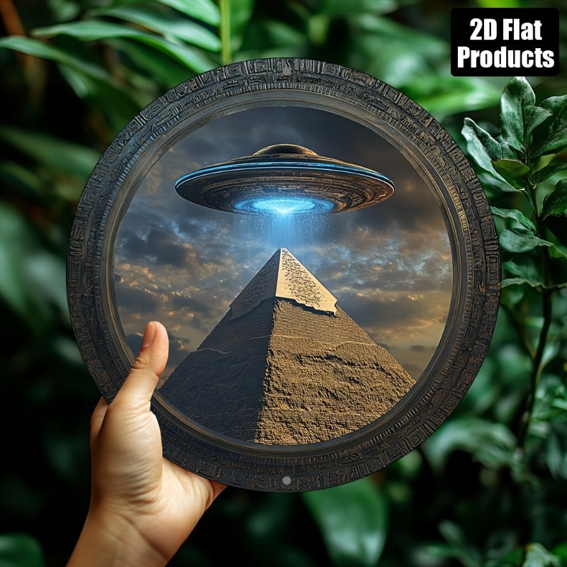 Pyramid UFO Theme Round Alumin - Home Decor Kolkata recension och pris