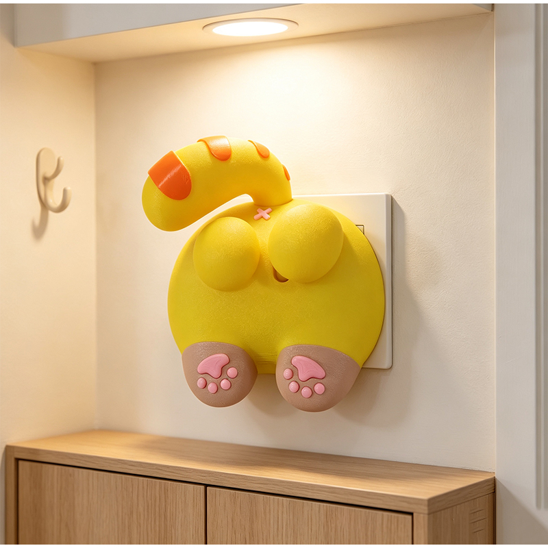 Cute Cat Butt Light Switch Cov - Home Decor Wall Panels recension och pris
