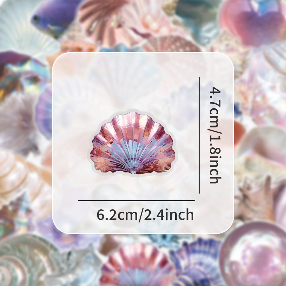 50pcs Cartoon Shell Graffiti S - Home Decor Wall Panels recension och pris