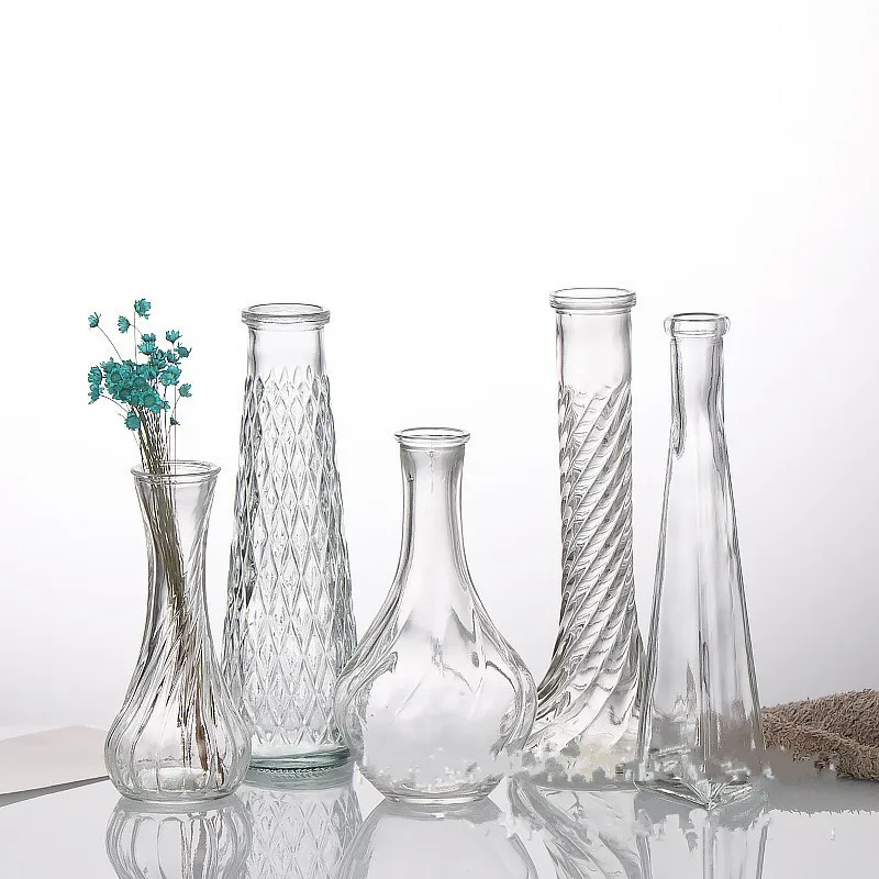 Simple Thread Vase Slender Gla - Terrarium Glass Bottle recension och pris