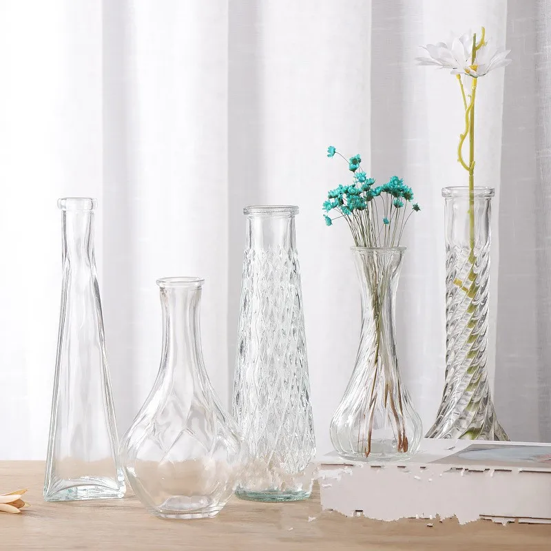 Simple Thread Vase Slender Gla - Terrarium Glass Bottle recension och pris