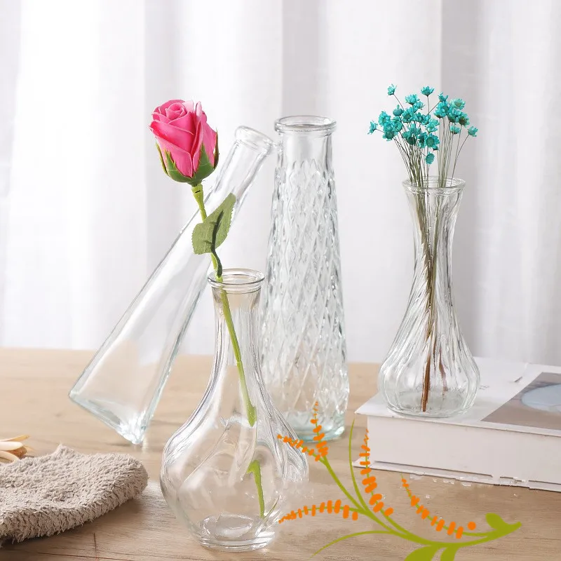 Simple Thread Vase Slender Gla - Terrarium Glass Bottle recension och pris