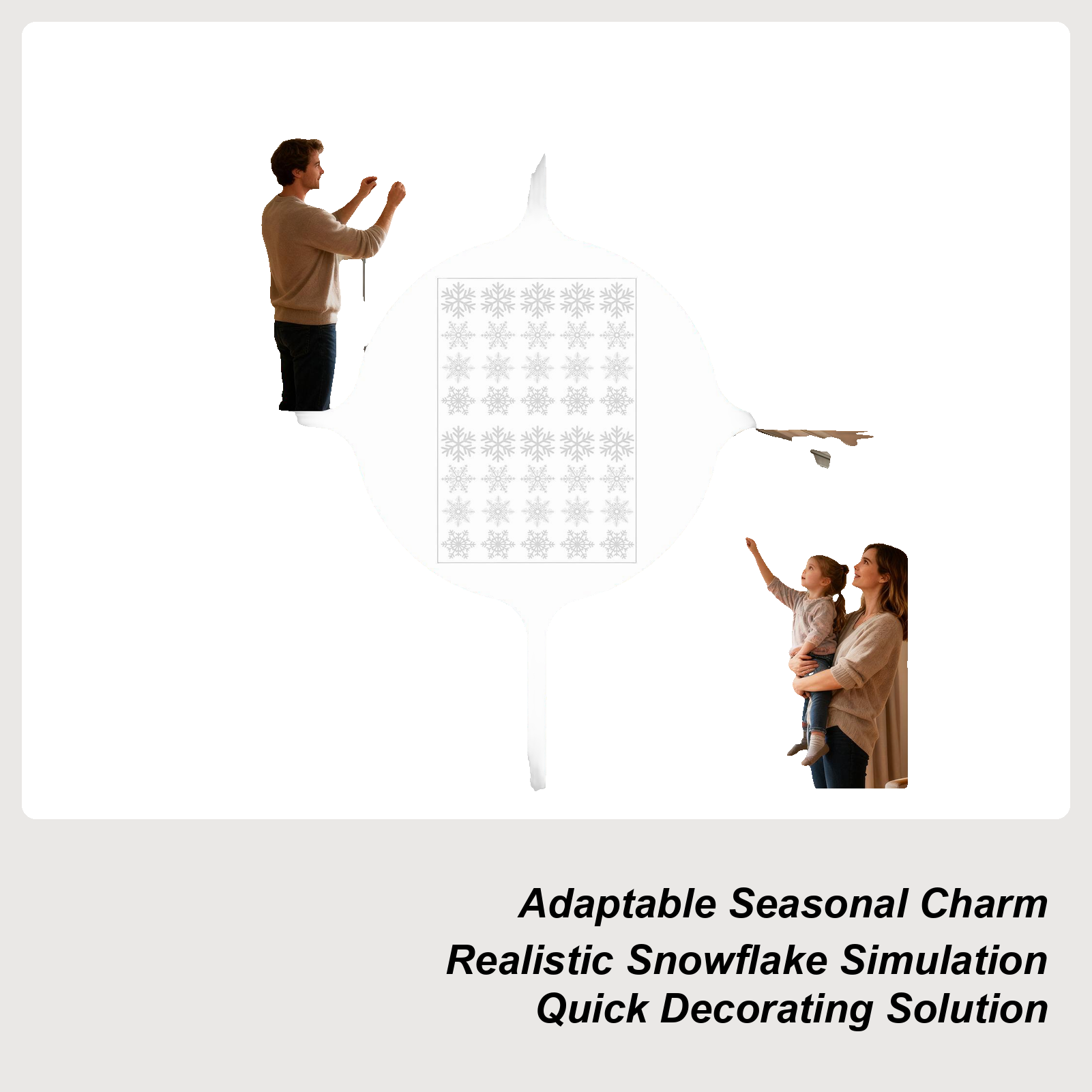 Snowflake Window Clings Christ - Home Decor Store recension och pris